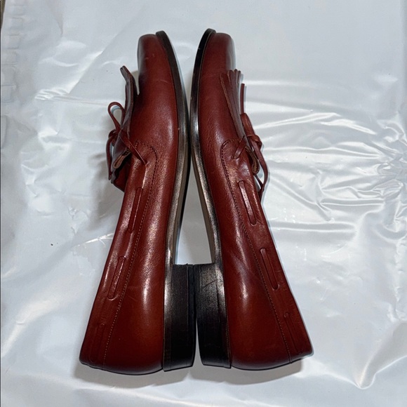 Bandolino Women's‎ brown leather Loafers with Bow Detail vintage Sz 7N - Picture 7 of 9